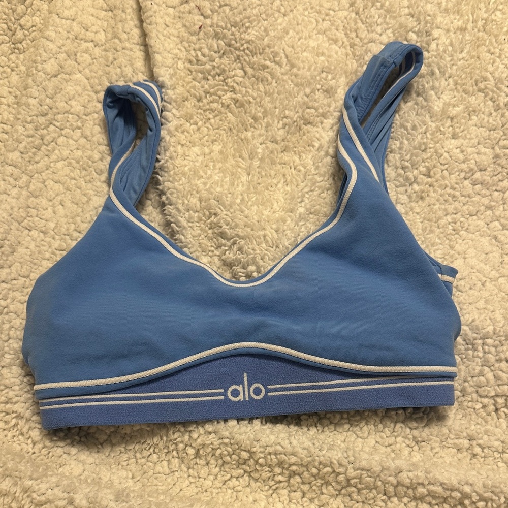 Alo Blue Sports Bra XXS